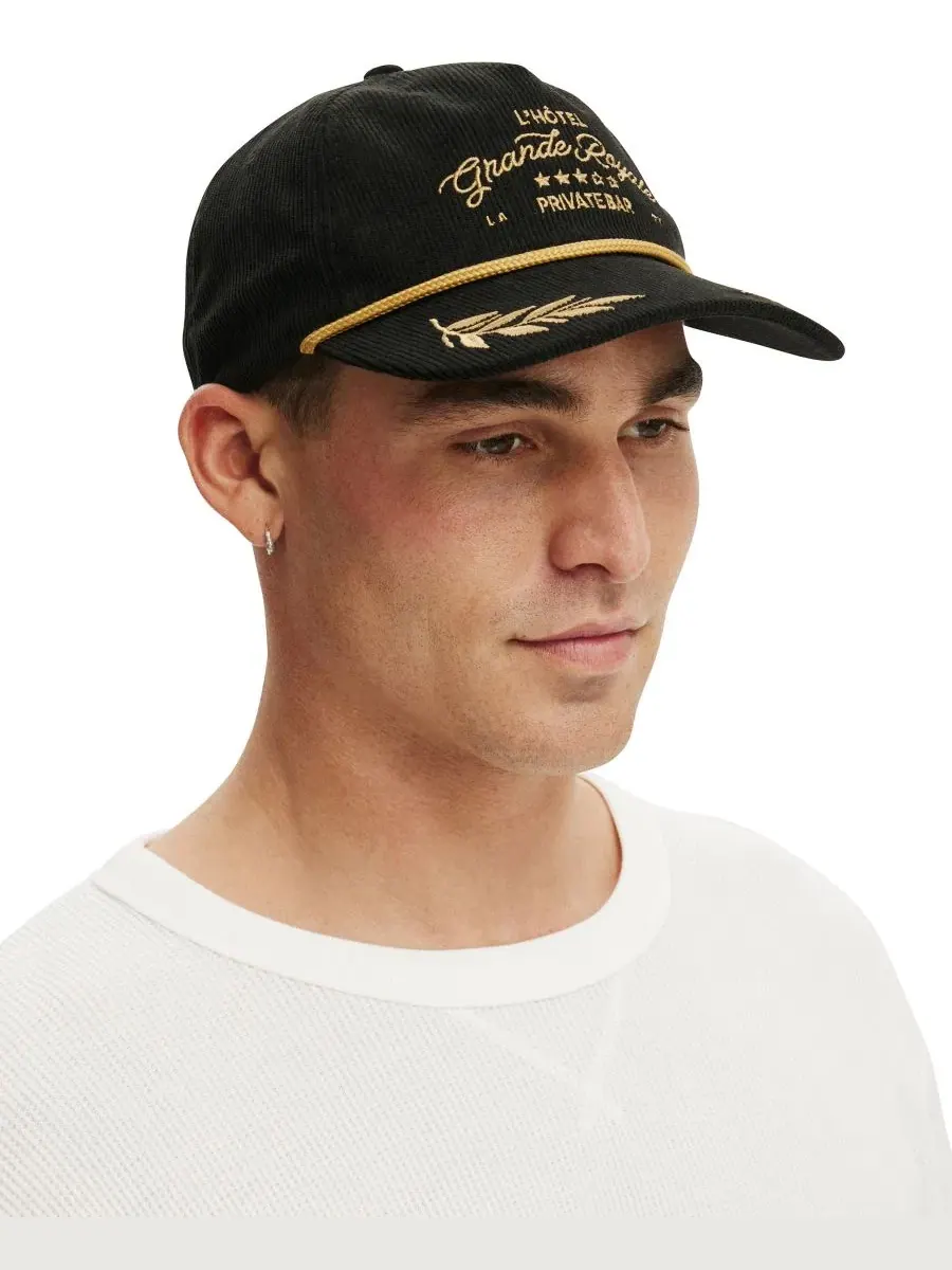 Кепка-пятипанелька Classic Baseball Cap COTTON ON — изображение 6 из 7, черный
