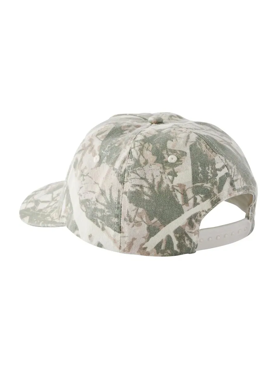 Кепка-пятипанелка с вышитым логотипом, Cotton On, Tree Camo Lafayette — изображение 2 из 7