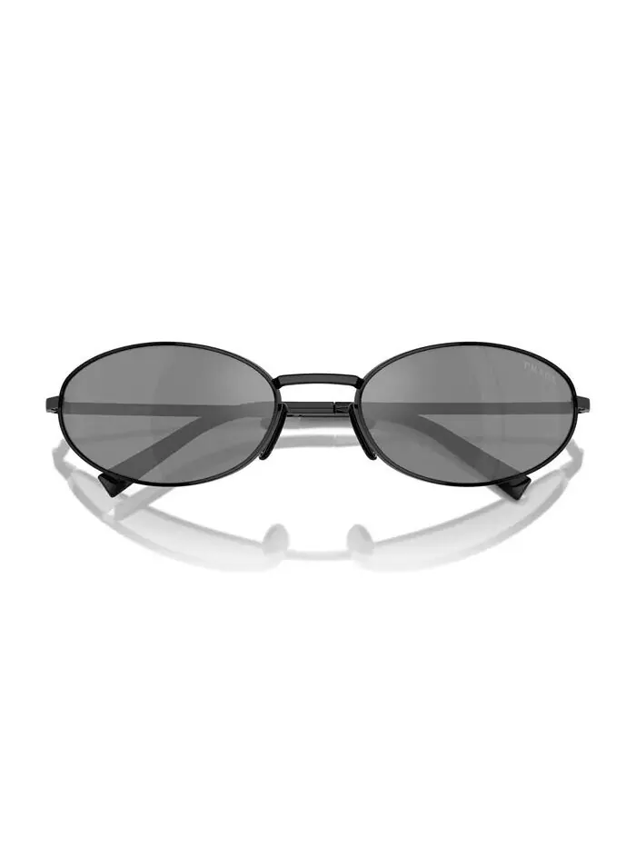 Женские солнцезащитные очки Signature овальной формы, PR A59S PRADA — изображение 3 из 6, черный