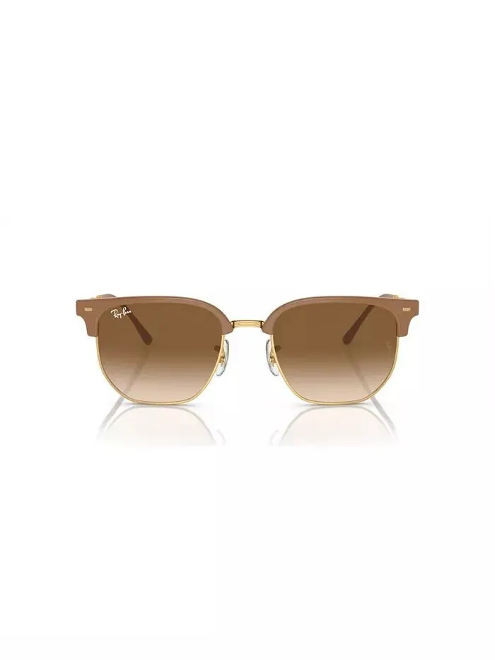 Солнцезащитные очки унисекс New Clubmaster, градиент RB4416 Ray-Ban — изображение 3 из 7, золотистый