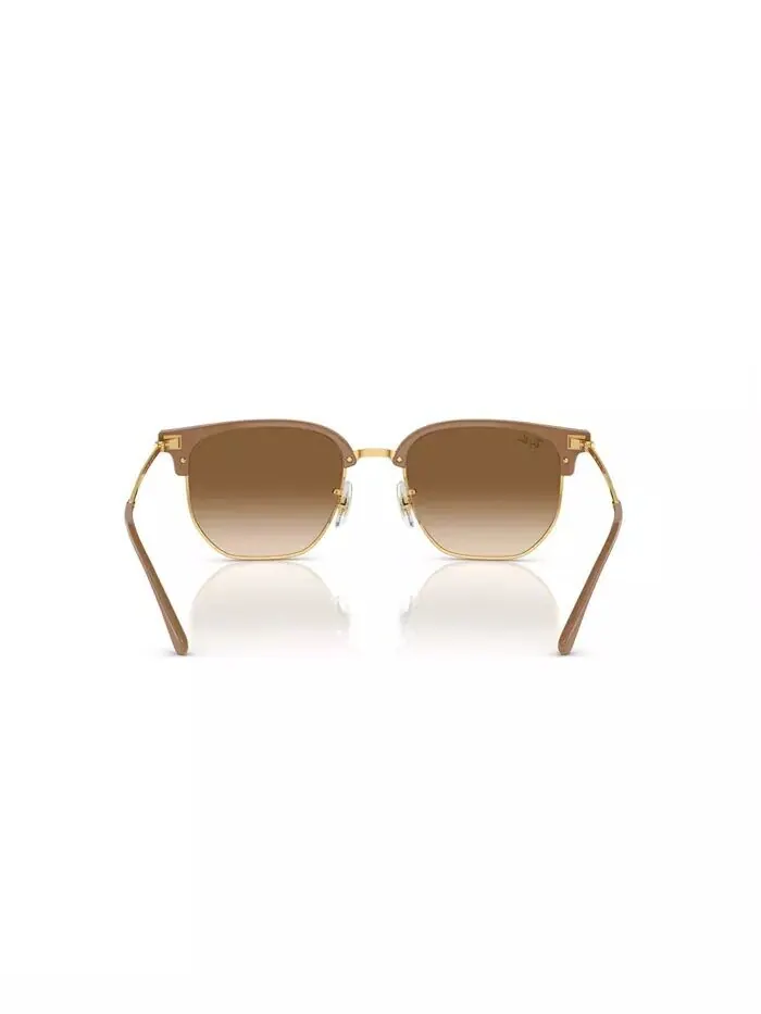 Солнцезащитные очки унисекс New Clubmaster, градиент RB4416 Ray-Ban — изображение 4 из 7, золотистый