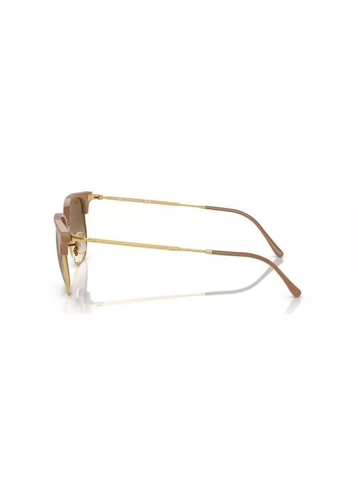Солнцезащитные очки унисекс New Clubmaster, градиент RB4416 Ray-Ban — изображение 5 из 7, золотистый