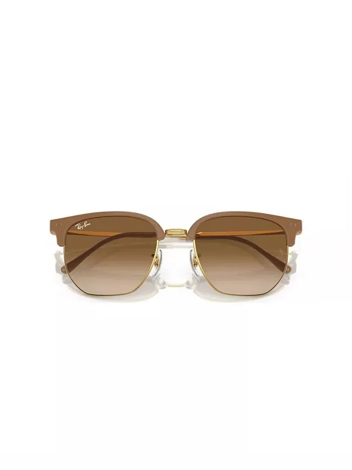 Солнцезащитные очки унисекс New Clubmaster, градиент RB4416 Ray-Ban — изображение 6 из 7, золотистый