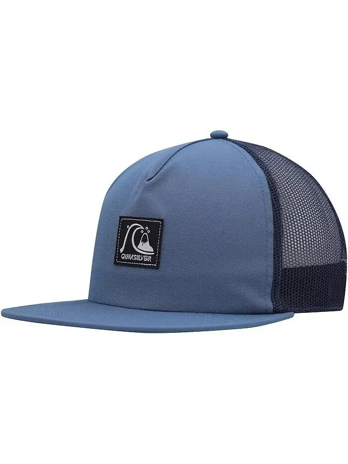 Мужская синяя бейсболка Checked Out Snapback Quiksilver
