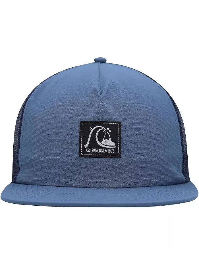 Мужская синяя бейсболка Checked Out Snapback Quiksilver — изображение 3 из 4