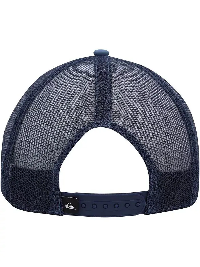 Мужская синяя бейсболка Checked Out Snapback Quiksilver — изображение 4 из 4