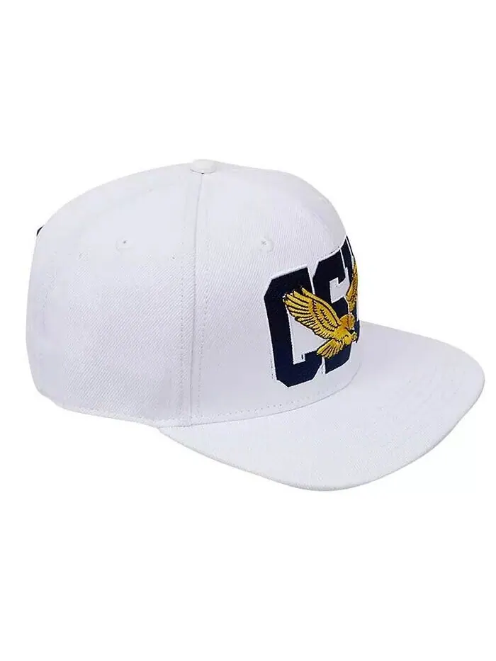 Мужская белая шерстяная шляпа Coppin State Eagles Evergreen Snapback Pro Standard — изображение 4 из 4, белый