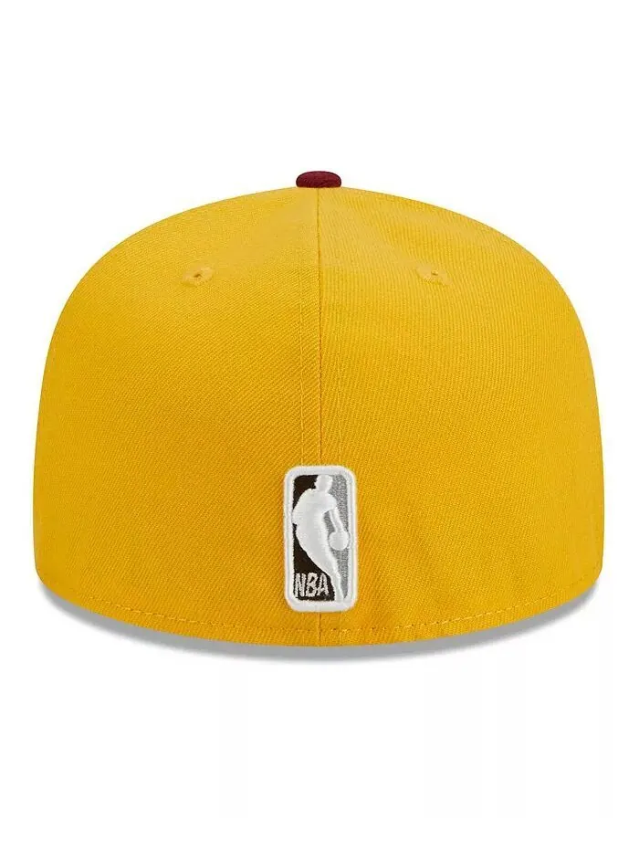 Мужская желто-красная приталенная шляпа Phoenix Suns Fall Leaves, 2 тона 59FIFTY New Era — изображение 3 из 4, желтый красный