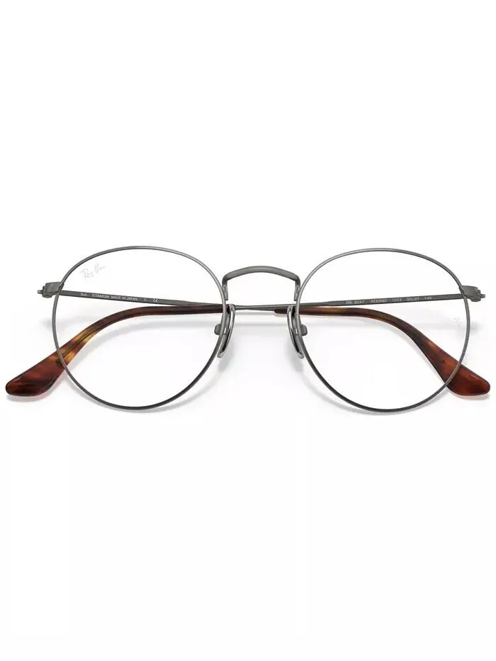 Круглые очки унисекс с титановой оптикой Ray-Ban — 5