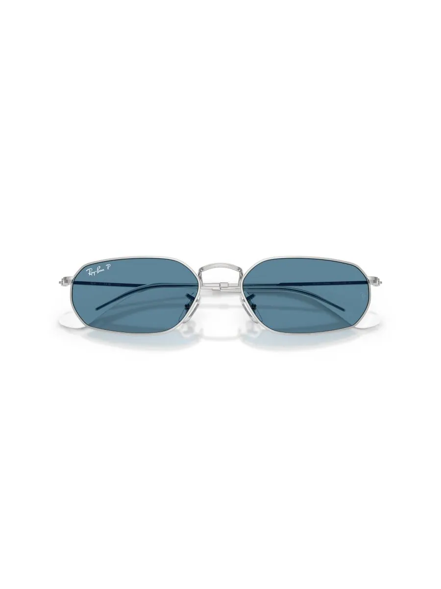 Солнцезащитные очки унисекс с поляризацией, RB3947 Ray-Ban — изображение 5 из 6, серебряный
