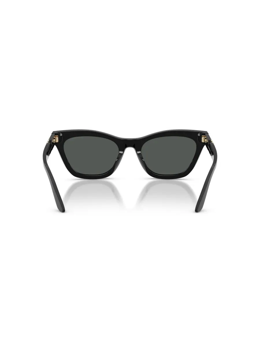 Женские солнцезащитные очки кошачий глаз, EA4259U Emporio Armani — изображение 4 из 5, черный