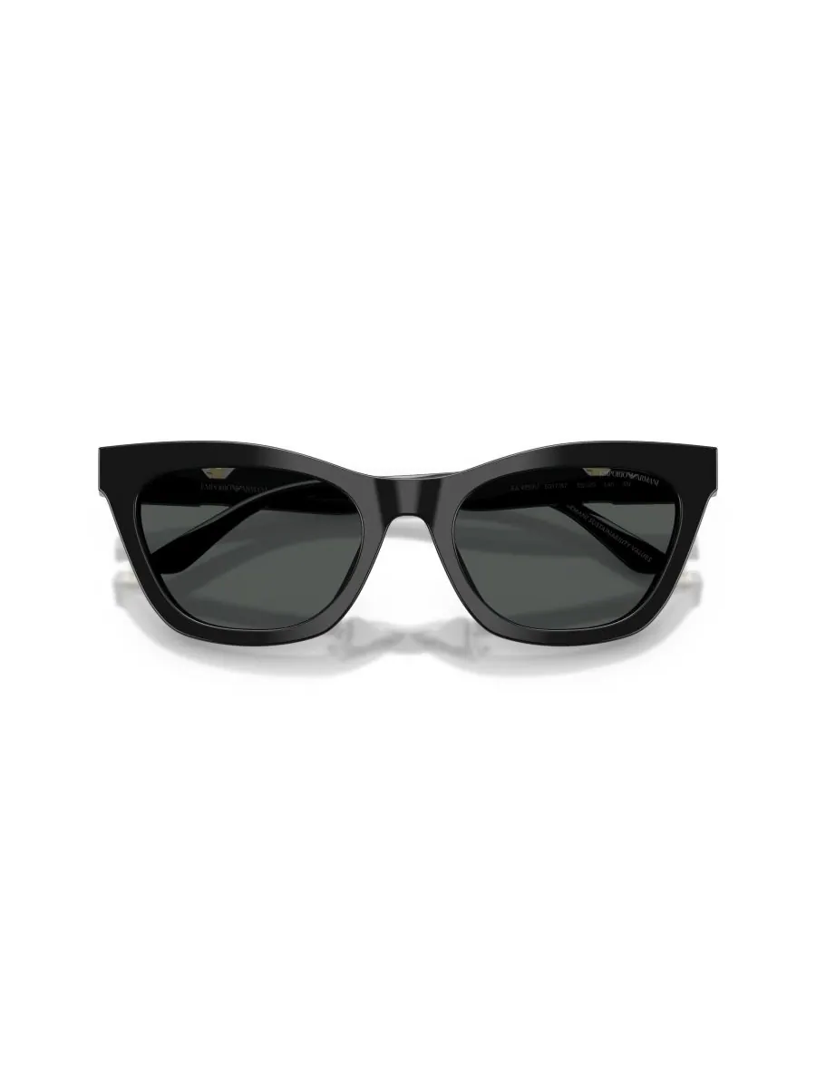 Женские солнцезащитные очки кошачий глаз, EA4259U Emporio Armani — изображение 5 из 5, черный
