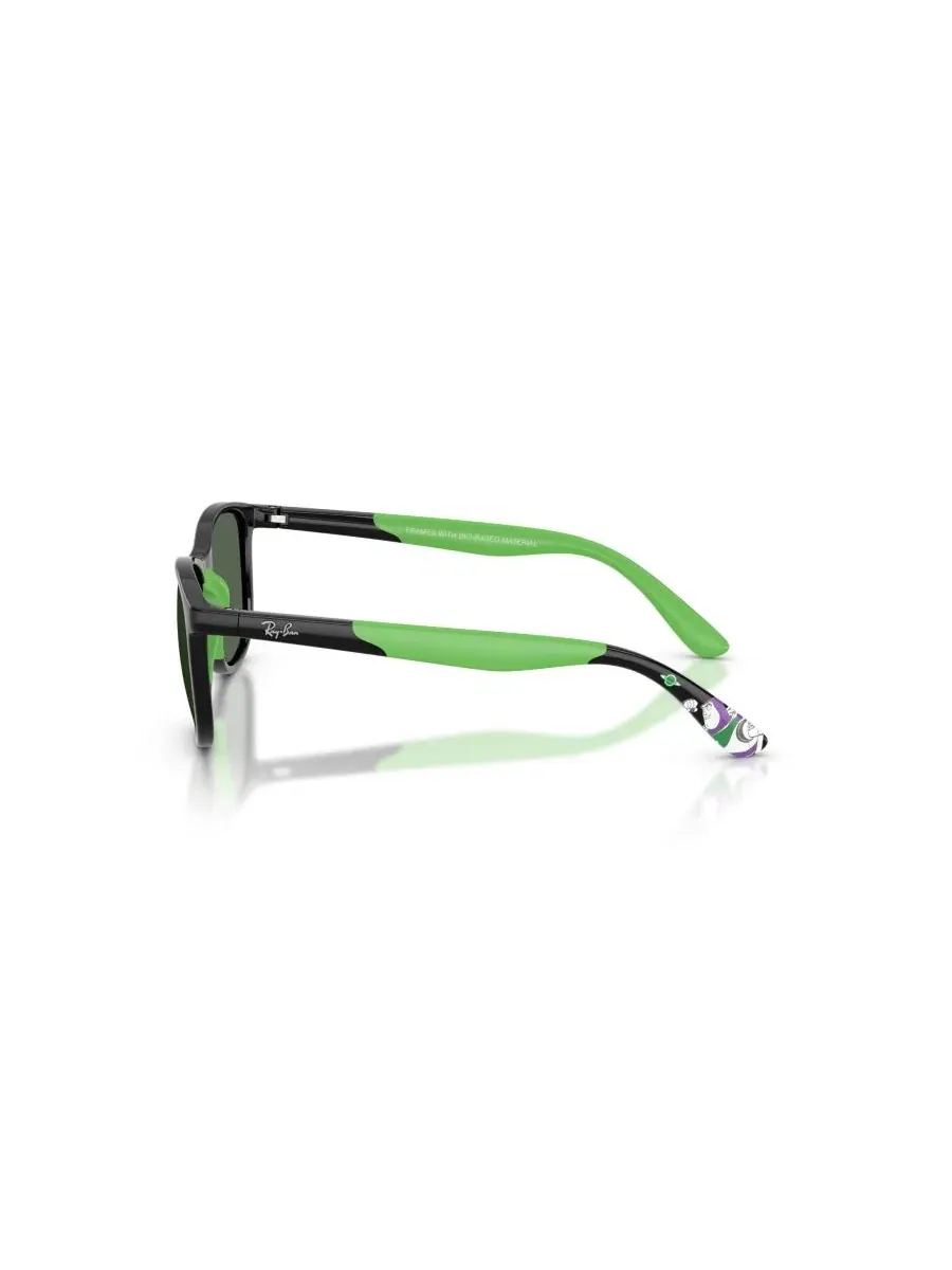 Солнцезащитные очки Disney - История игрушек, RB9077S Ray-Ban Jr — изображение 3 из 7, зеленый/черный