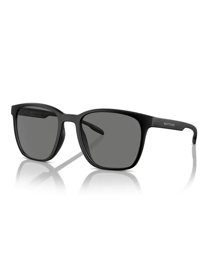 Унисекс поляризованные солнцезащитные очки, Targhee Square Xd9046 Native Eyewear — изображение 1 из 6, черный