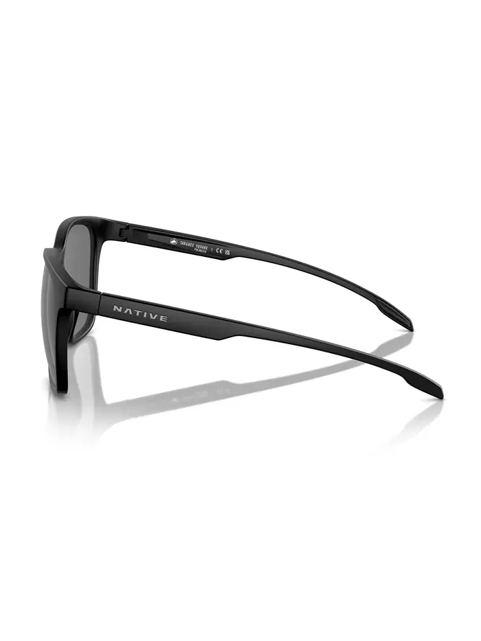 Унисекс поляризованные солнцезащитные очки, Targhee Square Xd9046 Native Eyewear — изображение 4 из 6, черный