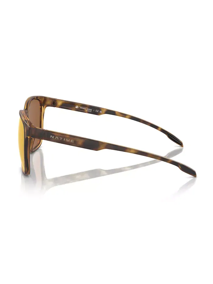 Унисекс поляризованные солнцезащитные очки, Targhee Square Xd9046 Native Eyewear — изображение 4 из 6, коричневый