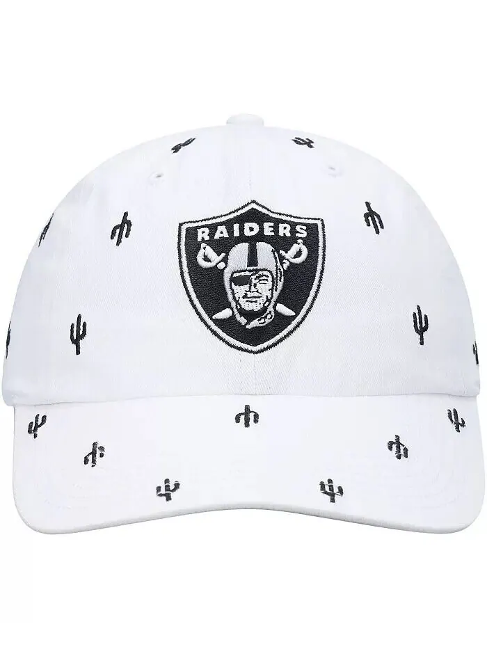 Женская белая регулируемая шляпа '47 Las Vegas Raiders Confetti Clean Up '47 Brand — изображение 3 из 5, белый