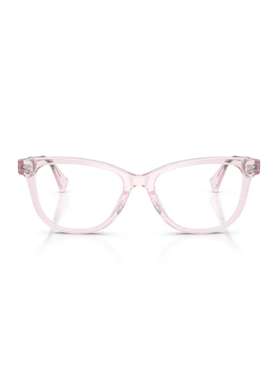 Очки женские полноободковые, ацетатные, модель RA7189U Ralph by Ralph Lauren — изображение 2 из 5, розовый прозрачный