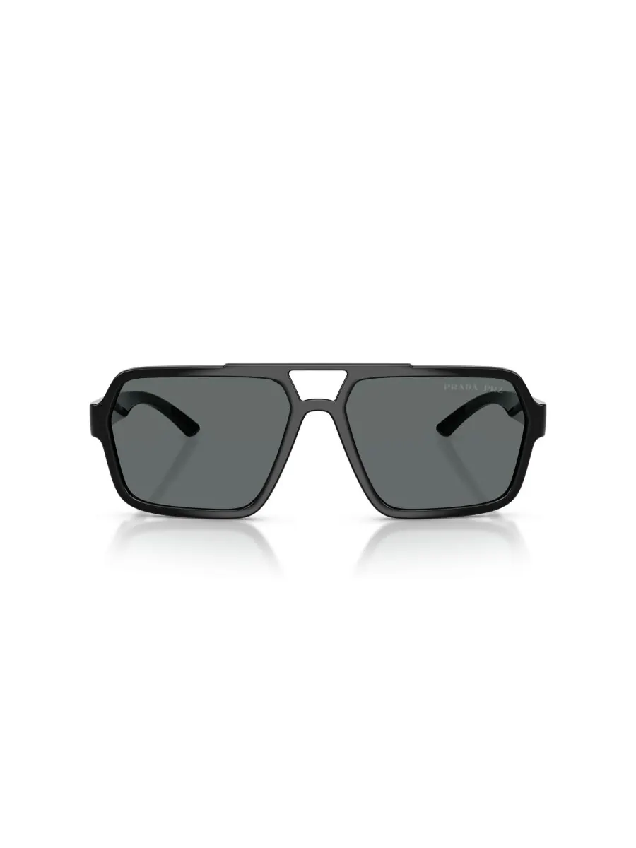 Мужские поляризованные солнцезащитные очки, PS A06S PRADA LINEA ROSSA — изображение 5 из 6, черный