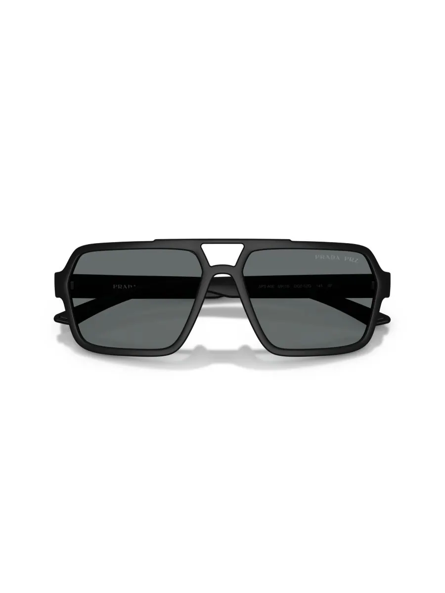 Мужские поляризованные солнцезащитные очки, PS A06S PRADA LINEA ROSSA — изображение 2 из 6, черный