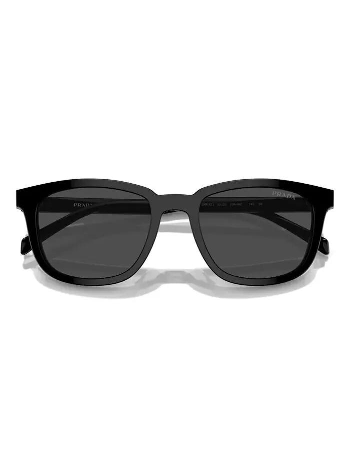 Прямоугольные мужские солнцезащитные очки Iconic Plaque, PR A21S PRADA — изображение 4 из 6, черный