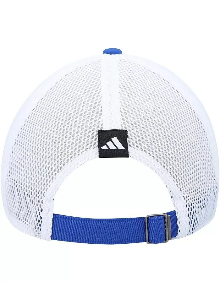 Мужская синяя регулируемая кепка San Jose Sharks Pop Trucker Adidas — изображение 3 из 4, синий