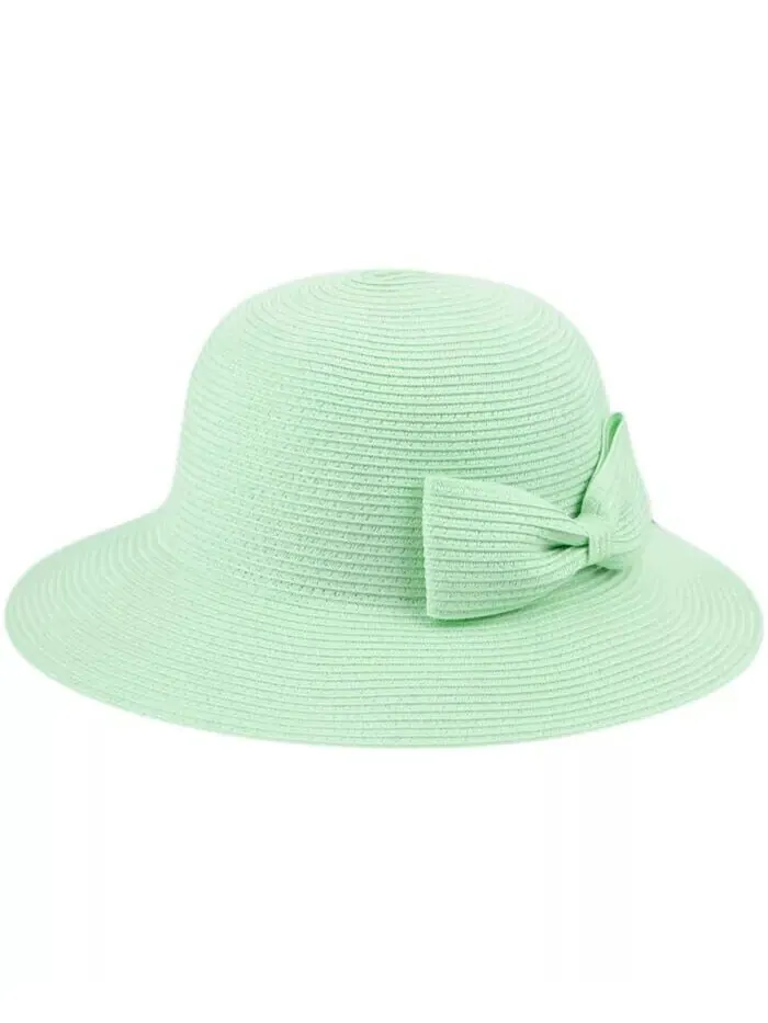 Анжела и Уильям Панама от солнца с лентой и плетением Poly Braid Epoch Hats Company — зеленый