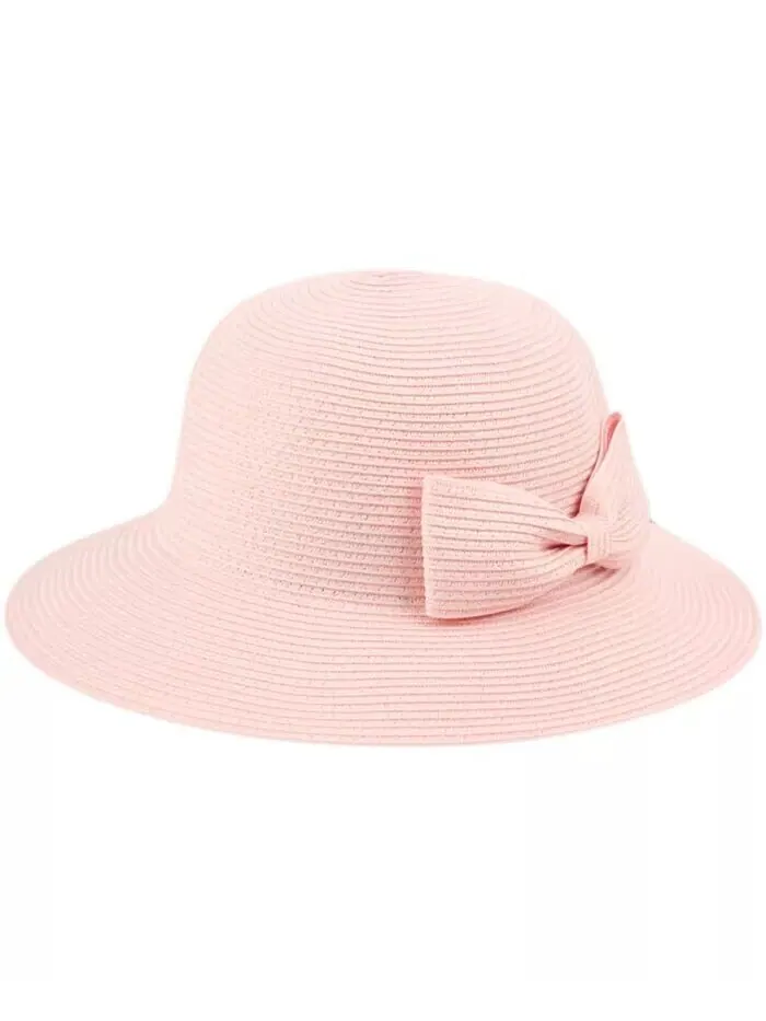 Анжела и Уильям Панама от солнца с лентой и плетением Poly Braid Epoch Hats Company — изображение 1 из 3, розовый