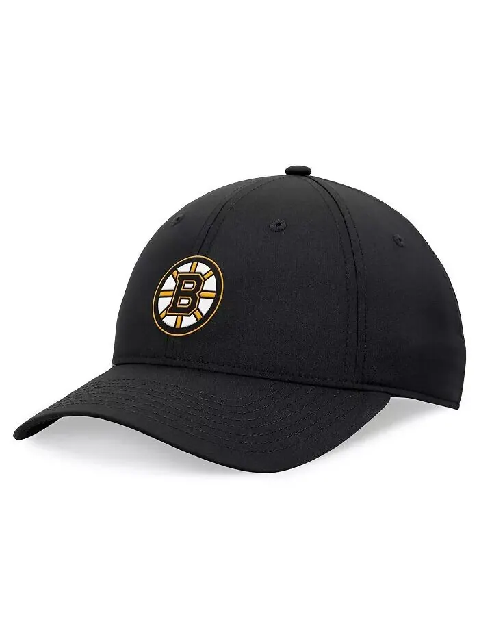 Черная мужская регулируемая кепка из рипстопа Boston Bruins Front Office Fanatics Signature — черный