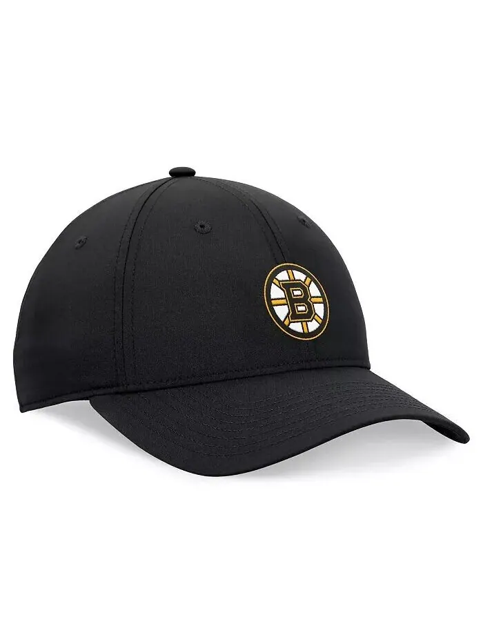 Черная мужская регулируемая кепка из рипстопа Boston Bruins Front Office Fanatics Signature — изображение 2 из 4, черный