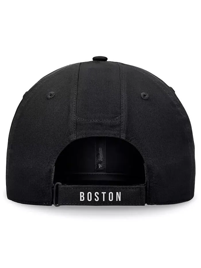 Черная мужская регулируемая кепка из рипстопа Boston Bruins Front Office Fanatics Signature — изображение 3 из 4, черный