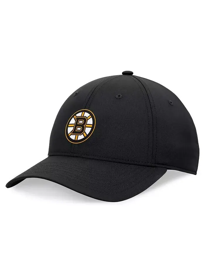 Мужская черная бейсболка Boston Bruins Front Office Ripstop Adjustable Fanatics Signature — изображение 1 из 4