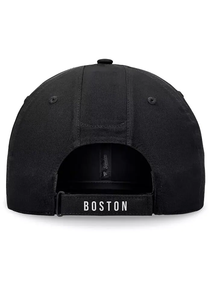 Мужская черная бейсболка Boston Bruins Front Office Ripstop Adjustable Fanatics Signature — изображение 3 из 4