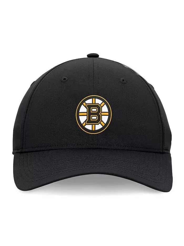 Мужская черная бейсболка Boston Bruins Front Office Ripstop Adjustable Fanatics Signature — изображение 4 из 4
