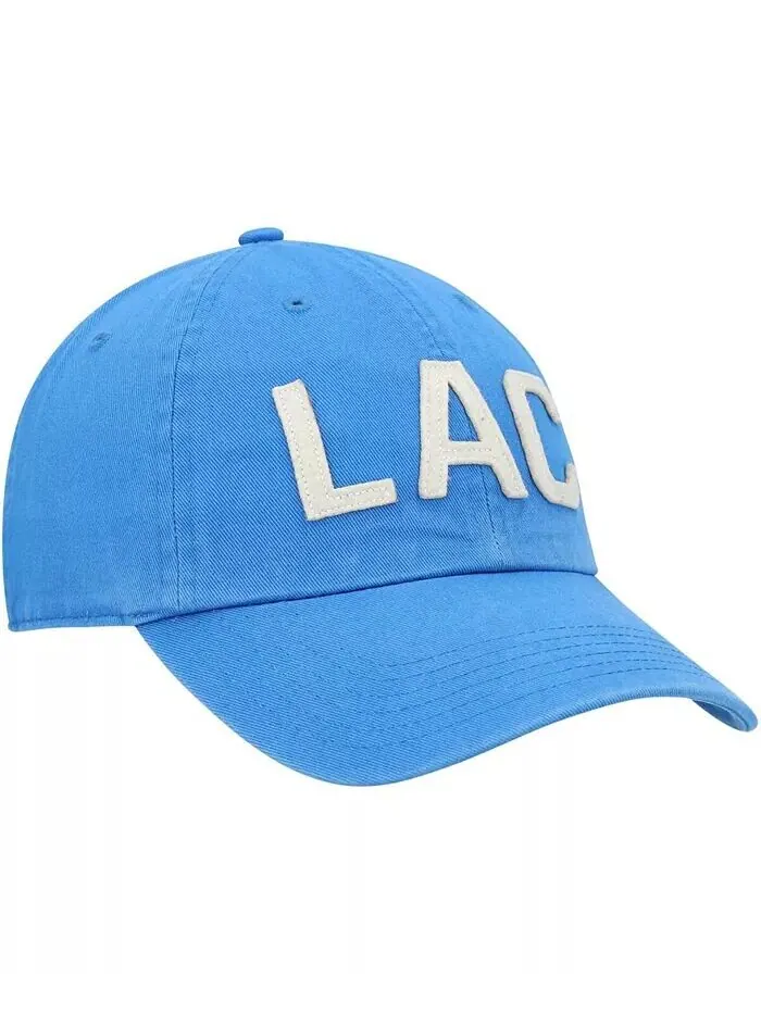 Женская пудрово-голубая шапка Los Angeles Chargers Finley Clean Up Adjustable '47 Brand — изображение 4 из 5