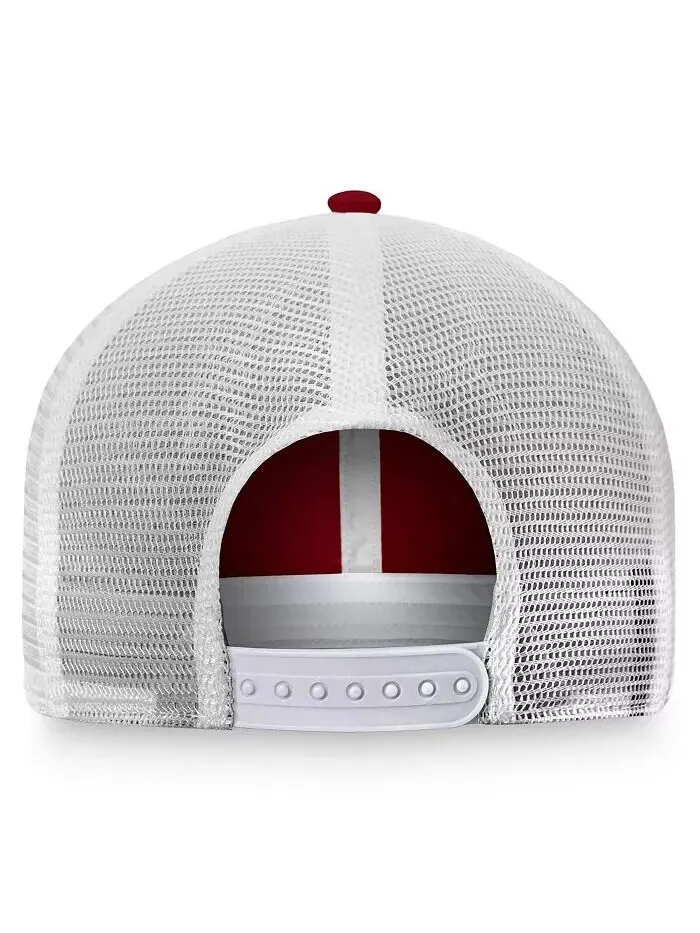 Мужская темно-бордовая кепка Snapback Trucker The Dude Home Plate Mississippi State Bulldogs Top Of — изображение 4 из 4