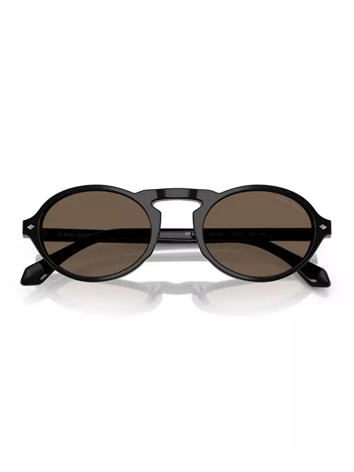 Мужские солнцезащитные очки Giorgio Armani — изображение 5 из 6, черный