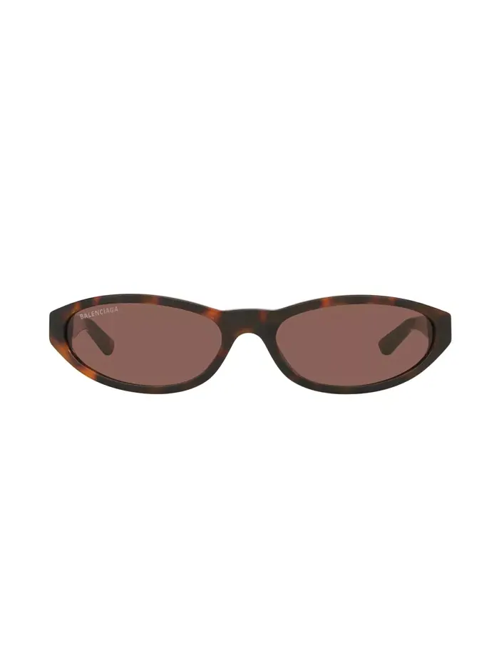 Унисекс маленькие солнцезащитные очки, BB0007S 6E000197 Balenciaga — изображение 2 из 5, коричневый