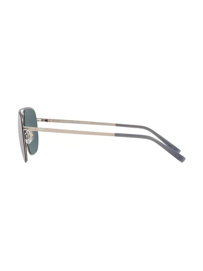 Унисекс поляризационные солнцезащитные очки, Sharks Cove Maui Jim — изображение 3 из 5, серебряный