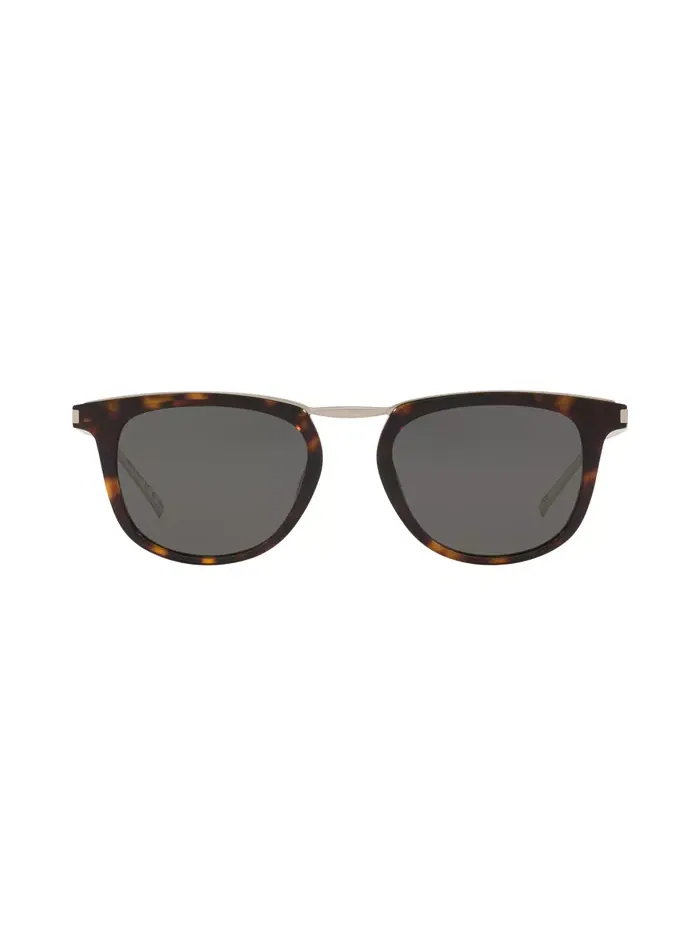 Унисекс маленькие солнцезащитные очки, SL 753 YS000620 Saint Laurent — изображение 2 из 5, коричневый