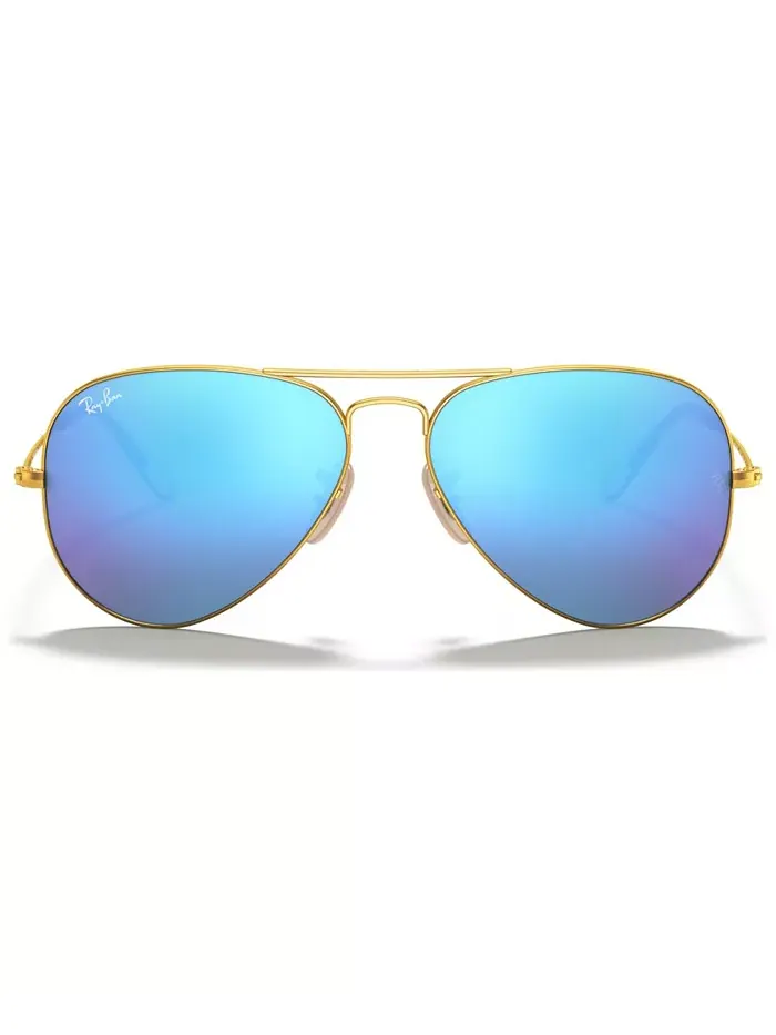 Солнцезащитные очки, RB3025 AVIATOR MIRROR Ray-Ban — изображение 2 из 6, синий