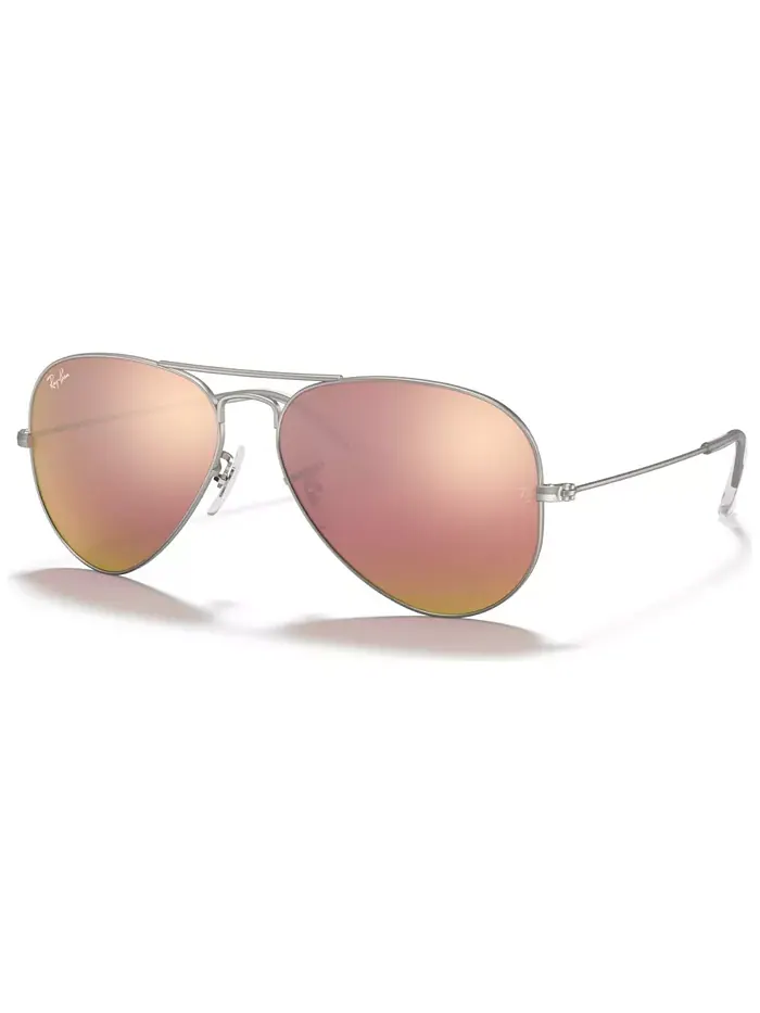 Солнцезащитные очки, RB3025 AVIATOR MIRROR Ray-Ban — изображение 1 из 1, розовый