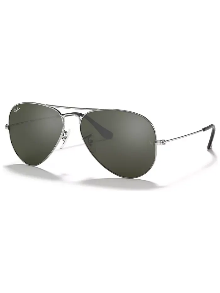 Солнцезащитные очки, RB3025 AVIATOR MIRROR Ray-Ban — изображение 1 из 6, серебряный
