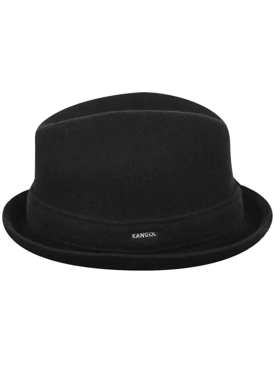Мужская шерстяная фетровая шляпа-федора для игрока Kangol — изображение 2 из 2, черный