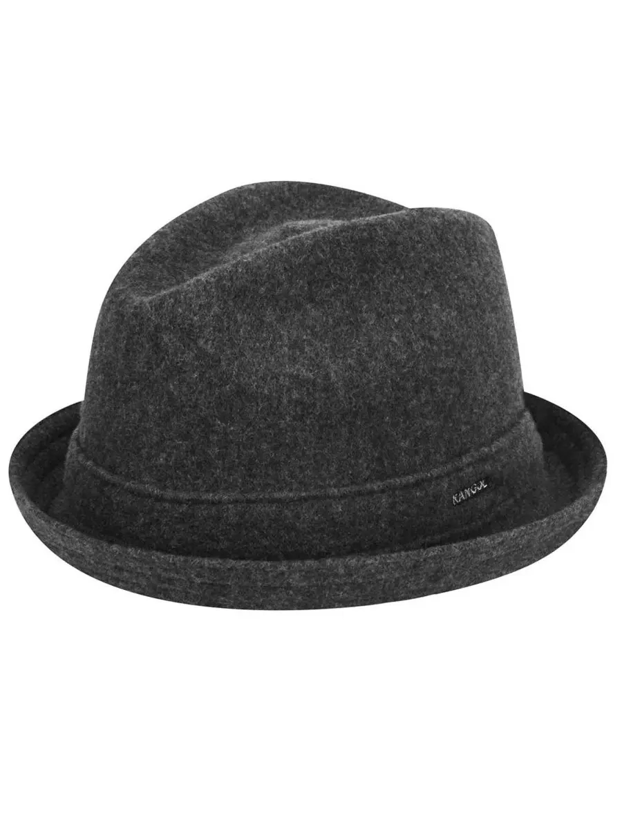Мужская шерстяная фетровая шляпа-федора для игрока Kangol, темно-flannel