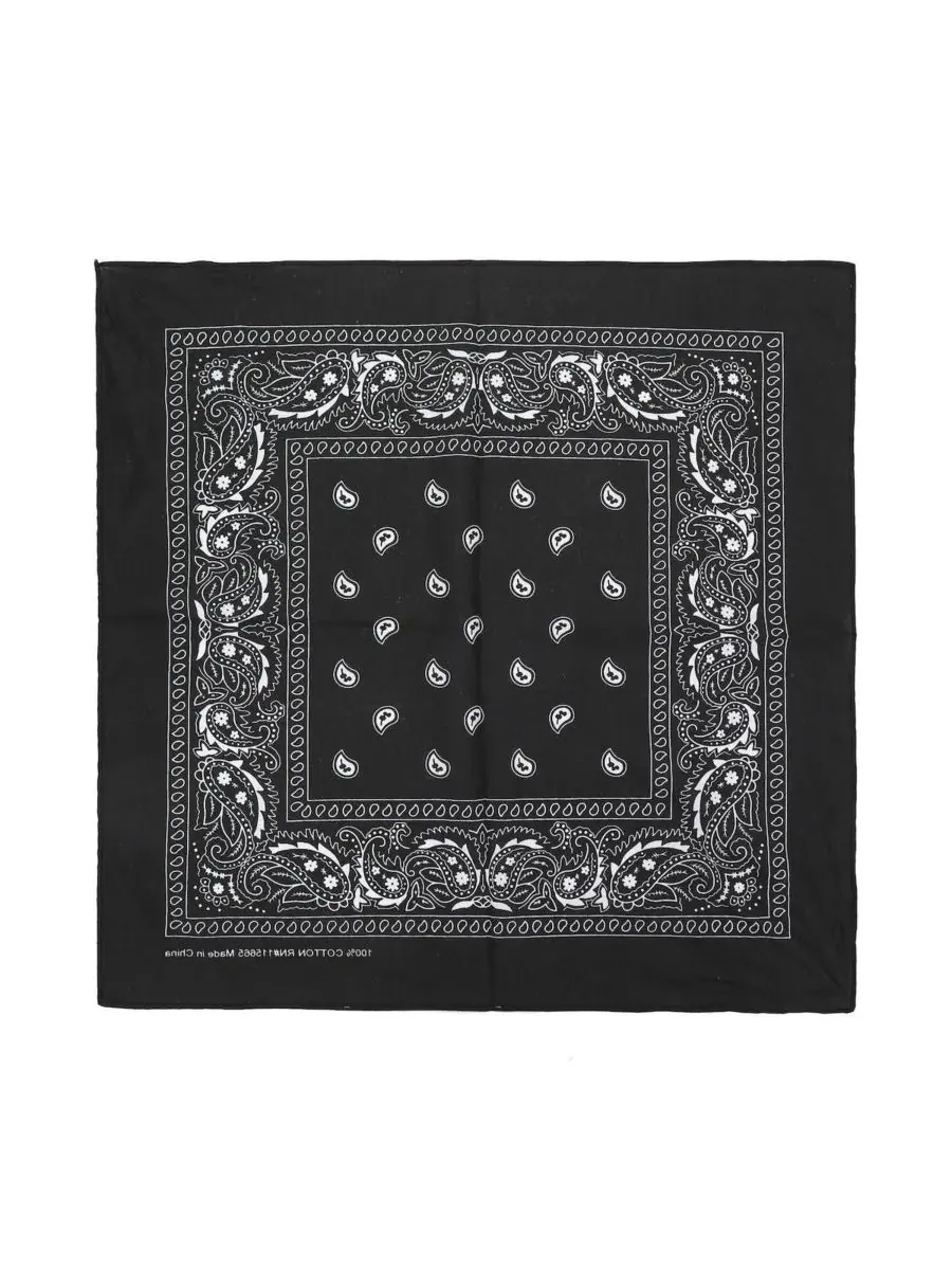 Generic Легкий черный набор из 6 бандан размером 22"x22" — изображение 2 из 4