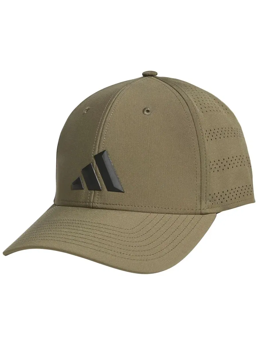 Мужская кепка Game Day из эластичной ткани Adidas — изображение 2 из 3, оливковый зеленый