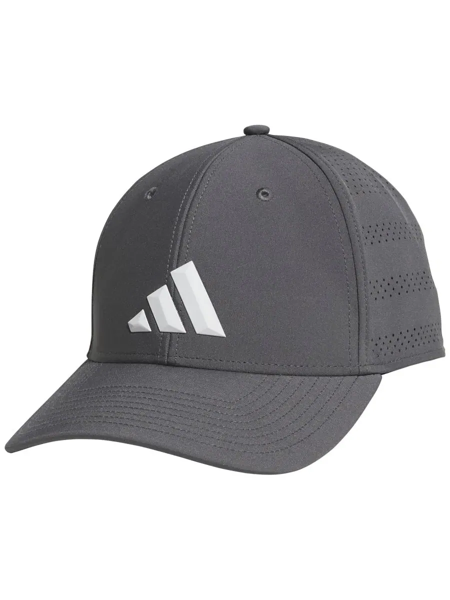 Мужская кепка Game Day из эластичной ткани Adidas — изображение 2 из 3, серый