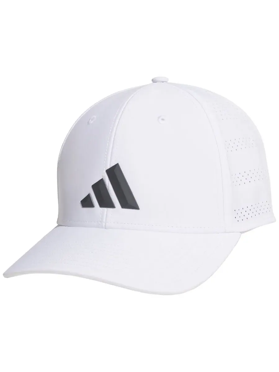 Мужская кепка Game Day из эластичной ткани Adidas — изображение 2 из 3, белый