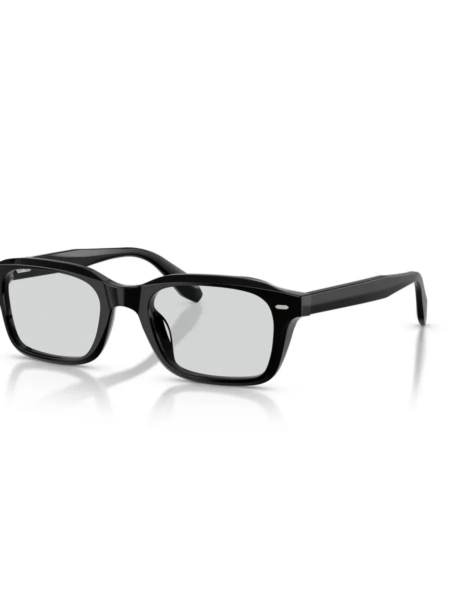Очки с оправой в форме подушки, ацетатные, полный обод, модель OV5588U N.08 Oliver Peoples — черный